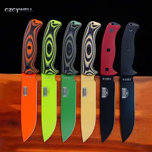 Kitchen knife,, outdoor family use, high hardness rust-resistant knife, rust-resistant blade coating, multifunctional, high appearance value, unique design, reinforced fiberglass nylon handle, Kydex sheath, very suitable as a holiday gift, Rustproof