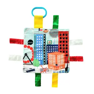 Dallas Texas City Stroller Toy Square with Tags