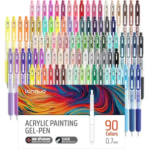 Gel Pens For Coloring, Retractable Colored Pens for Black Paper & White Paper, 0.7mm Fine Point Colorful Pens for Coloring, Writing, Drawing, Journaling, Note Taking, School, Office, Home