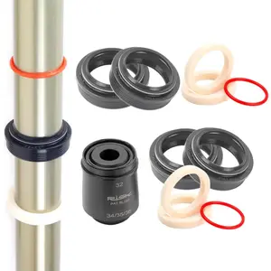 High Performance Bike Front Fork Dust Foam Washer & Rubber Material Front Oil Seal Parts, Cycling Accessories