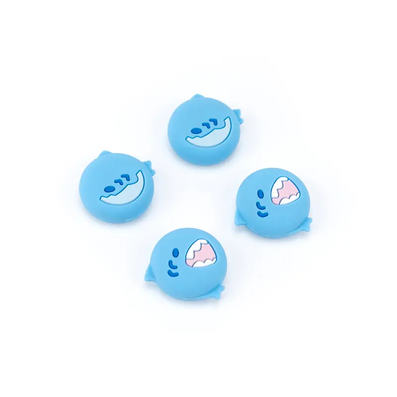 Geekshare Cute Soft Silicone Controller Thumb Grips - Easy to Install Joystick Covers, Console Accessory for Nintendo Switch, Lite, OLED, Protect Analog Sticks, Soft and Comfortable Gaming Accessory