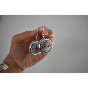 Single Bottle Cap Dangle Earring – CHILL Edition