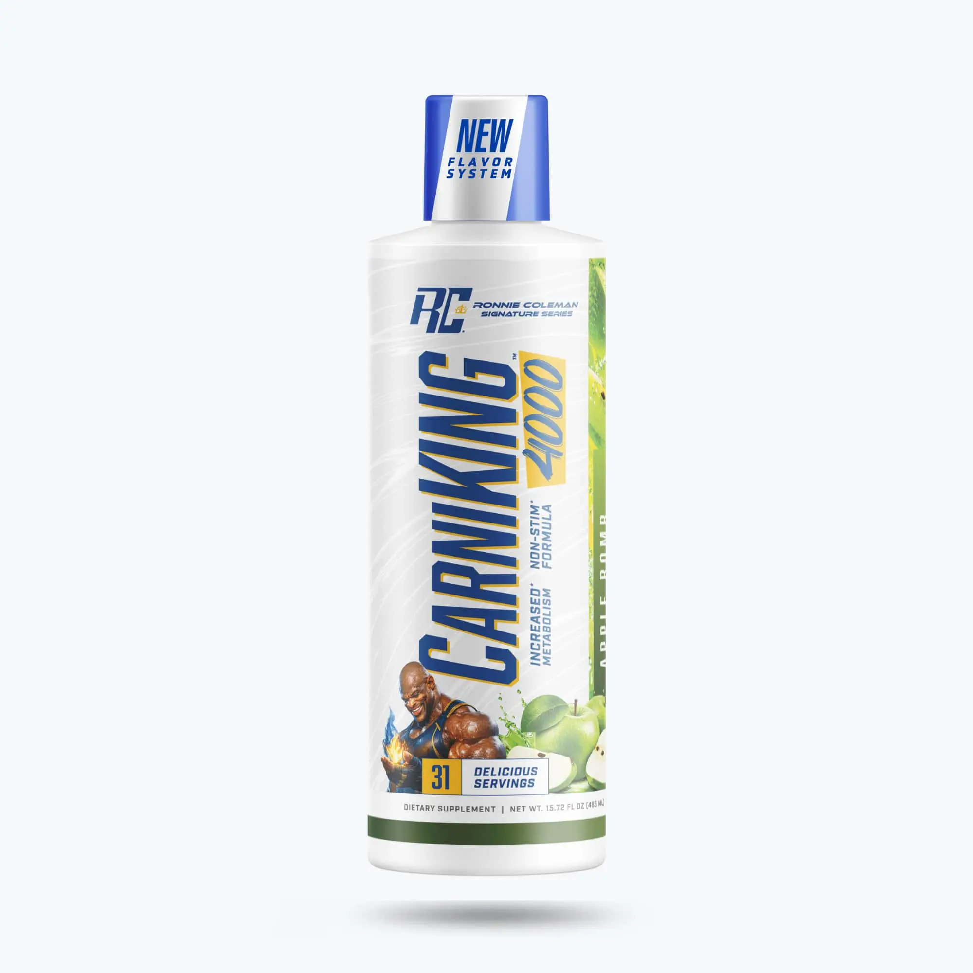 Ronnie Coleman L-Carnitine XS 4000 Liquid | 4000mg L-Carnitine Per Serving | Stim-Free Recovery + Energy Metabolism Support | Sugar Free, Zero Carbs | 31 Servings