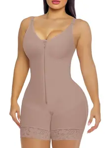 Luxe Curve 1 Count Women's Smooth Tummy Control and Butt Lifter Shaper with Zipper,Fajas,Colombianas Shapewear,Elastic Shaping Jumpsuit Workout Outfit,Stylish Womenswear,Underwear,Slimmer Shapewear Bodysuit,Suitable For Various Occasions