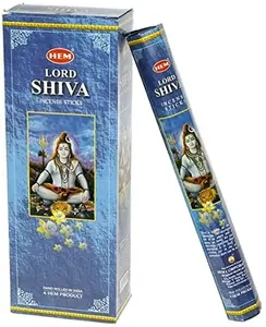 Incense Lord Shiva, Hight Quality Handcrafted in India - 1 Tube