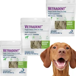 Dechra Vetradent Veggie Dental Chews for Dogs (30 Chews)