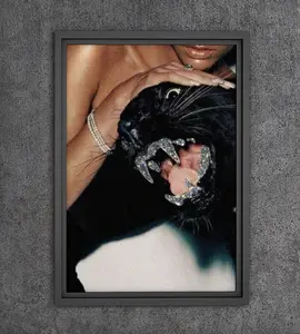 Jaguar Diamond Poster, Hypebeast,Luxury Designer Fashion Tiger Poster