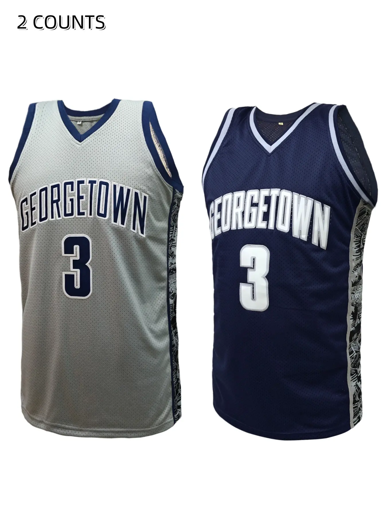 Men's Loose-Fit Casual Basketball Jersey, Deep Blue V-Neck Pullover Vest, All-Season Outdoor Sports & Daily Wear