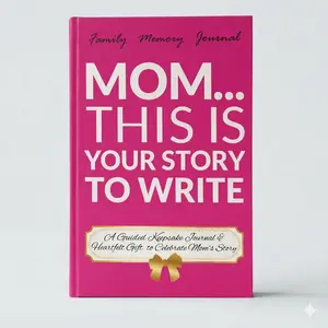 Hardcover Journal Notebook - "Mom This Is Your Story to Write" Self-Improvement Journal for Family, Office Stationery for Computers & Office Equipment