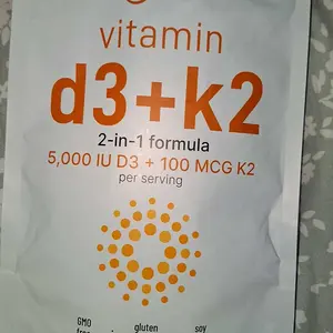 Product Review of Micro Ingredients Vitamin D3 K2 5000IU Softgels | Infused with Sunflower Seed Oil, Vitamin K2 MK7 + Vitamin D Supplement, Non-GMO, No Gluten from S**s **