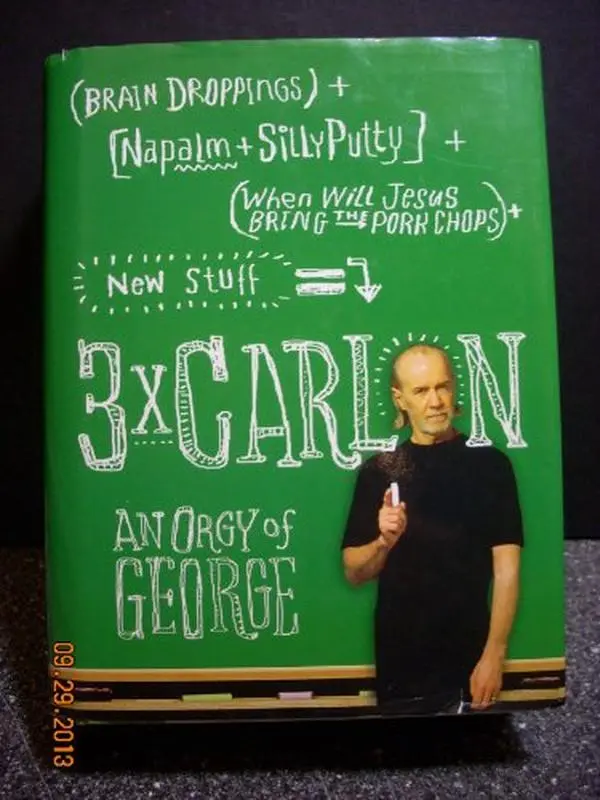 Used 3-Pack George Carlin Hardcover Complete Set - Hyperion Publication, Unknown Condition, English Holidays Special Edition, Perfectly Gift-Able for Comic Fans (Books)