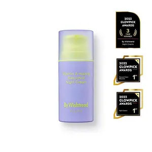 [By Wishtrend Collaboration Product] Vitamin A-mazing Bakuchiol Retinal Night Cream, Korean Retinol Alternative, Slow Aging, Skin Smoothing, Pore Refining, Anti-Wrinkle, Sensitive skin, Retinal Skincare Moisturizers Skin Repair Comfort