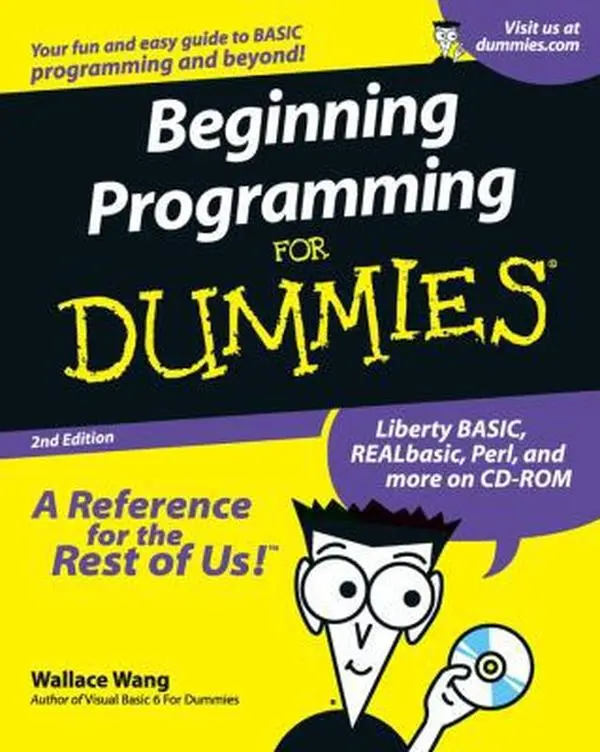 USED Book - Beginning Programming For Dummies by Wallace Wang (Paperback) - english