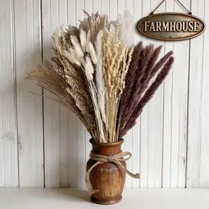 No Water, All Beauty: Dried Grass Bouquet