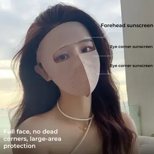 Full Face Sun Protection Mask Face Kini summer fall protective sun protection mask suitable for women small face men washable outdoor riding sun protection commuting available