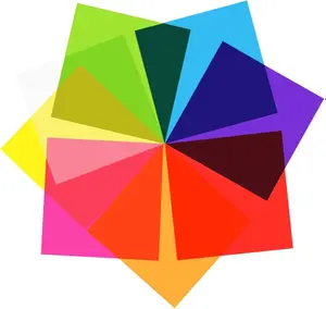 104 Pcs Colored Cellophane Sheets for Crafts, Cellophane Wrap Paper Color Cello Sheets for Gel Light Filter DIY Arts Crafts Decoration (Multicolor, 7.5 x 7.5 Inch)