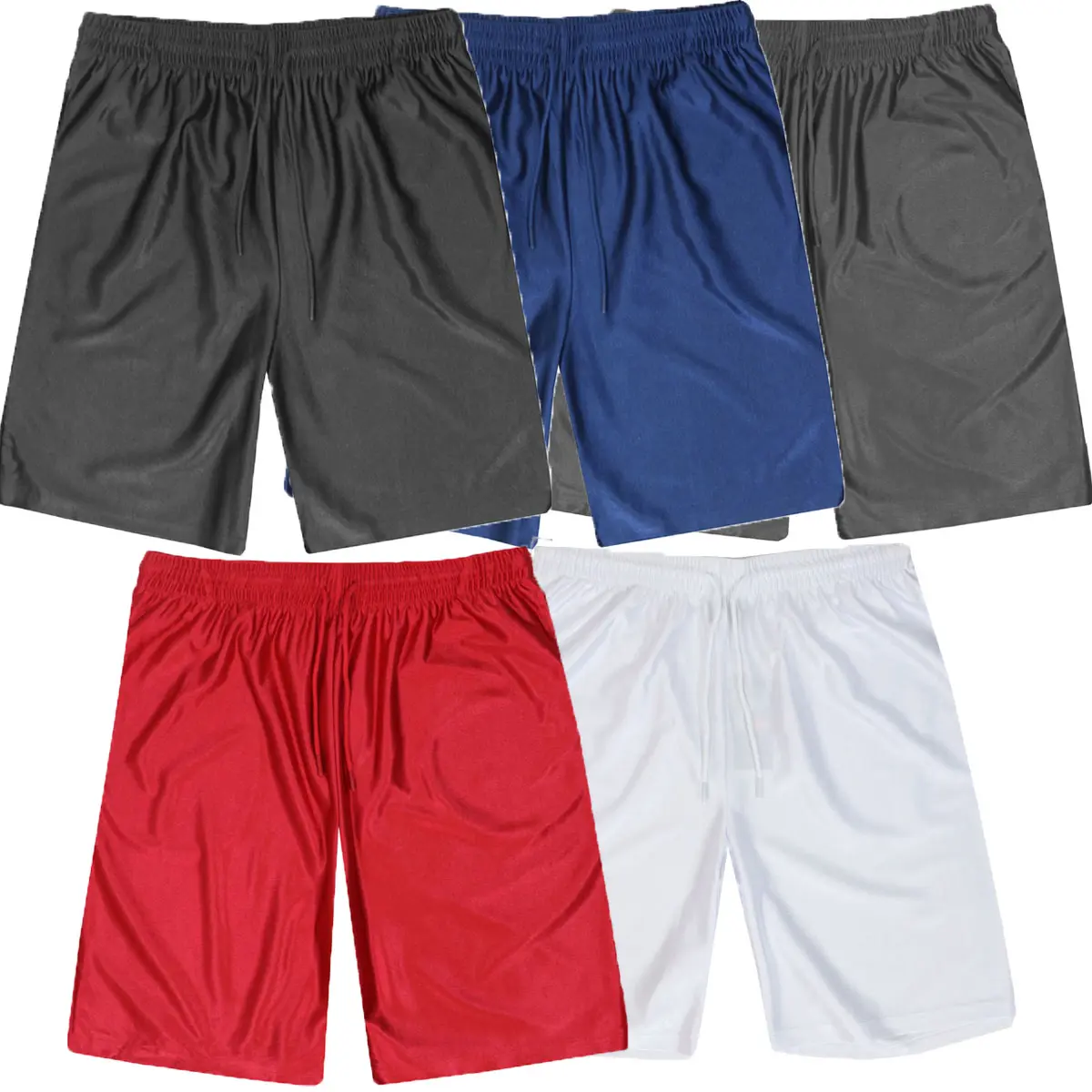 (Dazzle Shorts) Black-Navy-Charcoal-Red-White