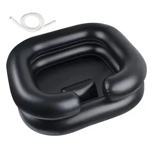 Portable Travel Compact Inflatable Shampoo Basin, Hair Wash Tub for Dreadlocks, Easy-To-Use Shower Accessory, Perfect for At-Home Use