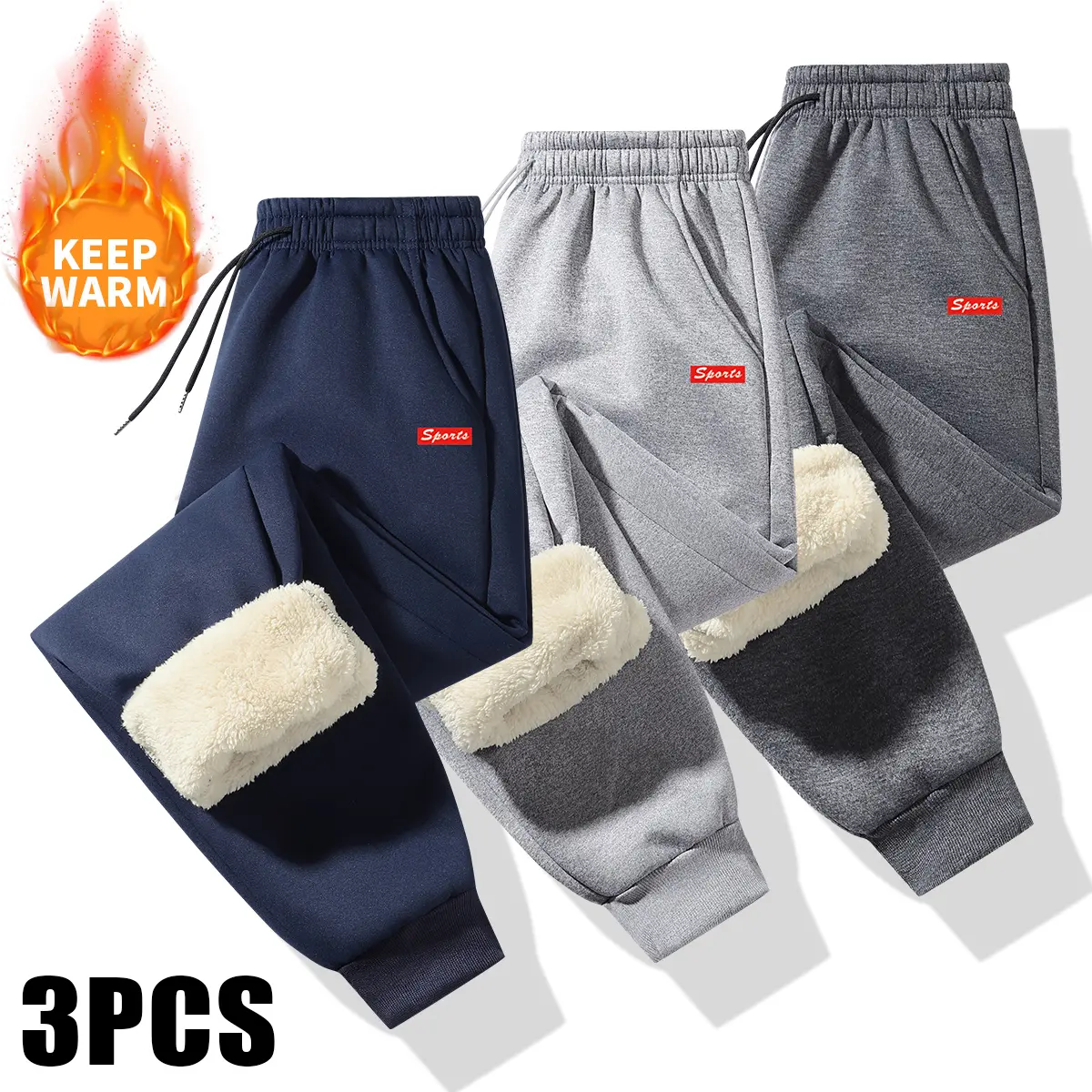 Navy Blue + Dark Gray + Light Gray