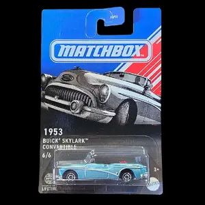 2024 Matchbox American Convertibles 1953 Buick Skylark Blue-Gray 6/6 hot wheels Diecast Metal Car Diecast Collectible