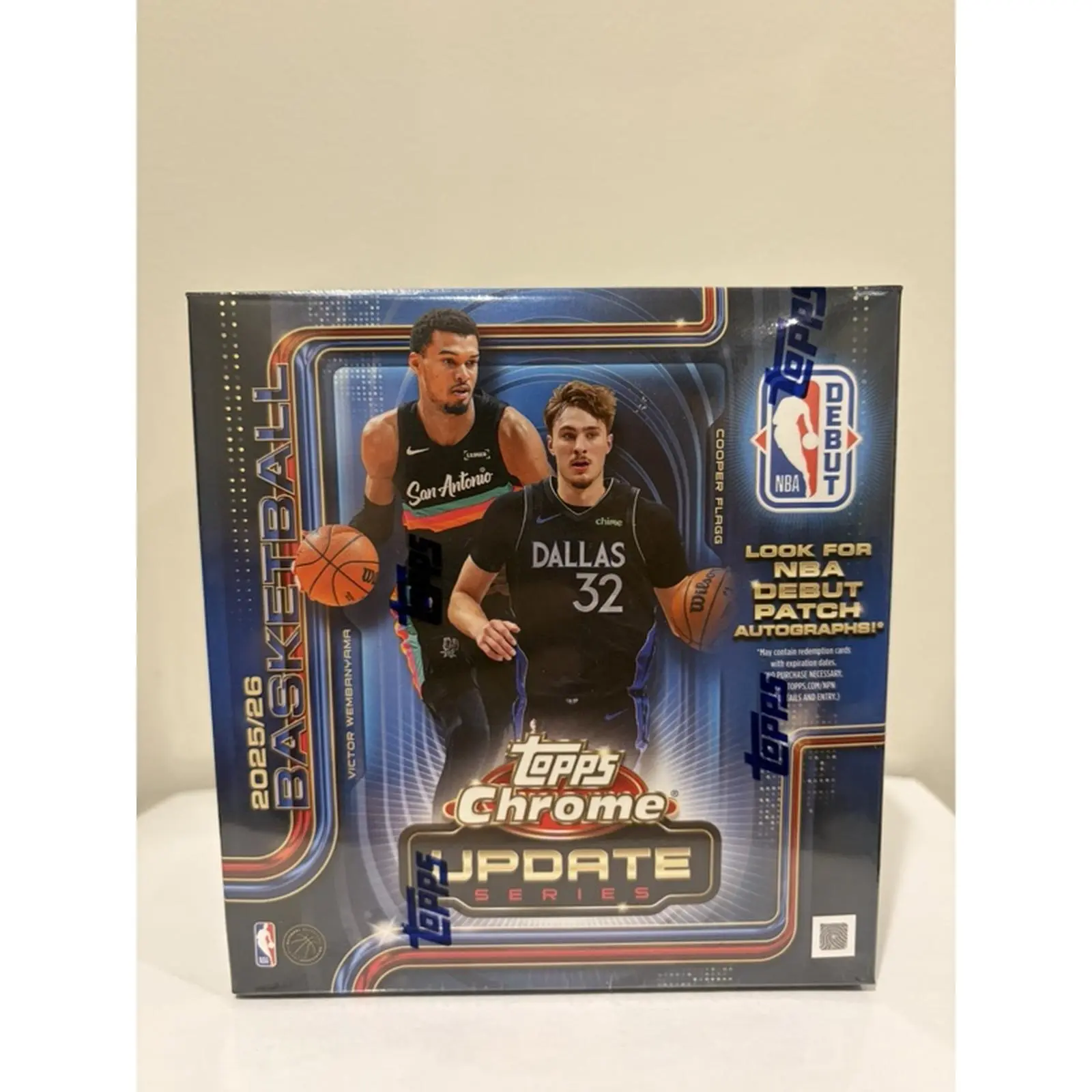 Topps 2025/26 Chrome Basketball Update Series Mega box