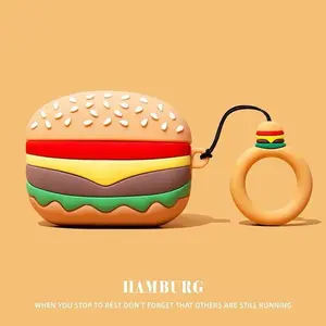 3D Earphone Case for AirPods Pro 3 Cartoon Cake Panda Crabs Cover for Apple AirPods 4 2024 Charging Box Case for AirPods 3 2 1 Headphone Accessories