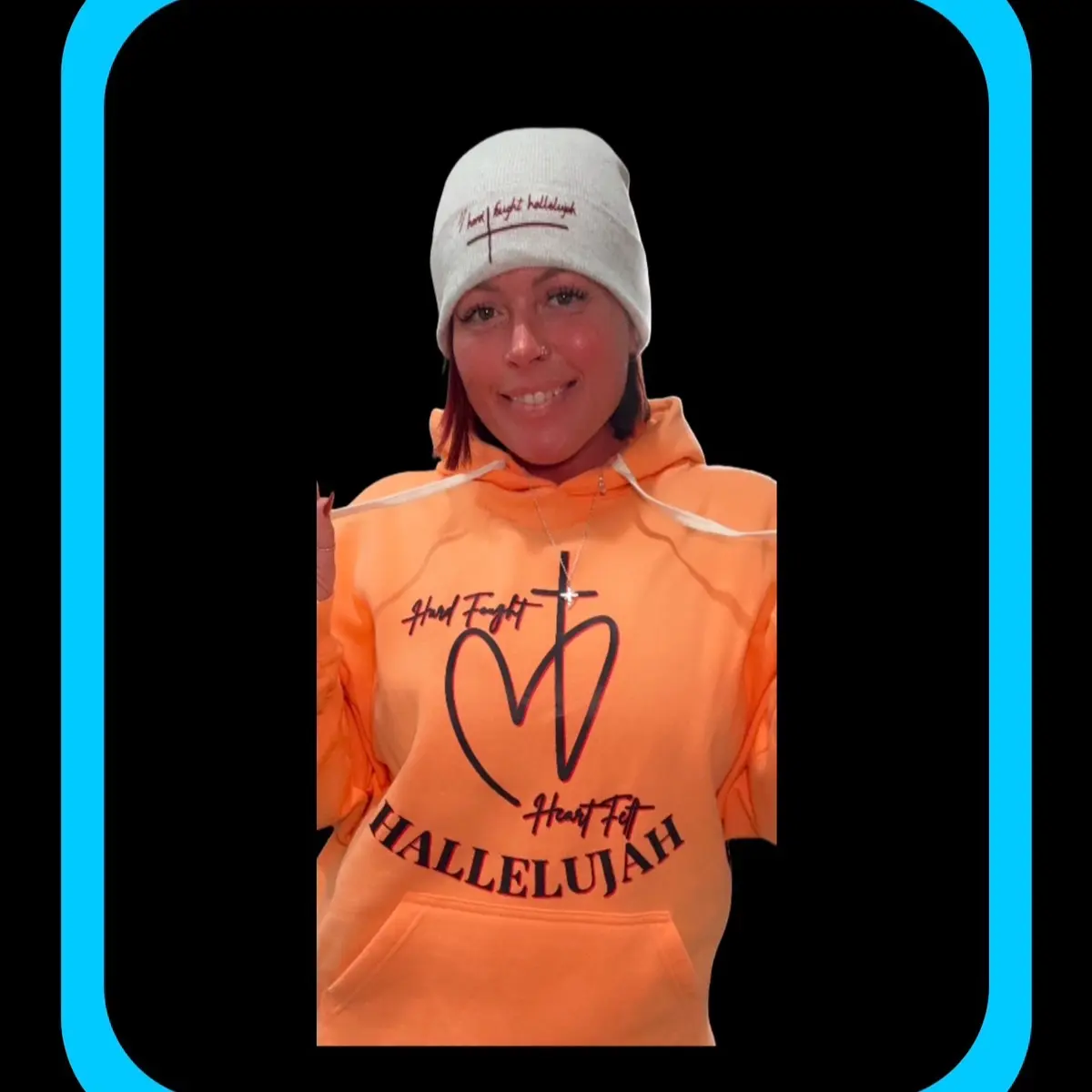 Hallelujah Hard Fought Light Grey Beanie for Men and Women, Versatile Fit, Ideal for Casual Wear