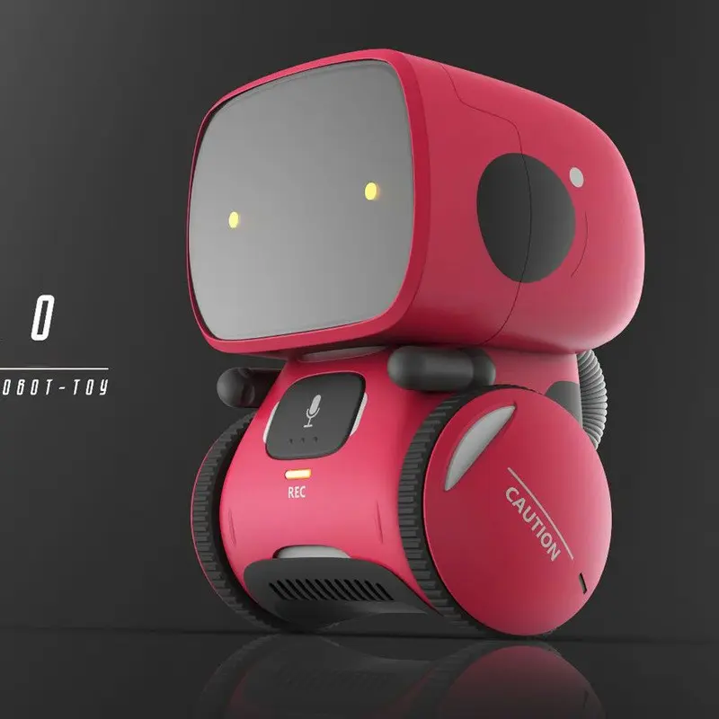 Smart Voice Interactive Mini Robot Toy for Kids, Touch Conversation and Recording Function, Perfect Birthday and Holiday Gift, Funny Robot Design
