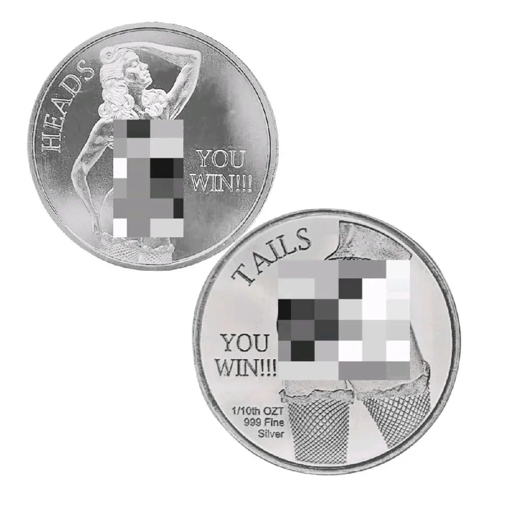 Heads & Tails You Win!!! 1/10 Oz Novelty Round