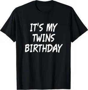 It's My Twins Birthday T-Shirt