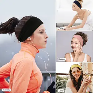 Men's Sports Headband, Sweat-Wicking Anti-Slip Breathable Fabric, Suitable for Running Gym Basketball Tennis, Adjustable Unisex Headband