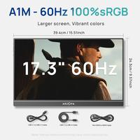 [Upgraded]Built-in Kickstand & No Cover-17.3"