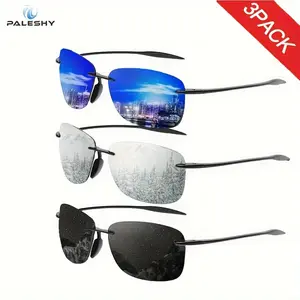 Men'S Fashion Polarized Glasses, Women'S Lightweight Classic Men'S Sports Glasses, Resistant, Used for Driving, Running, And Photography
