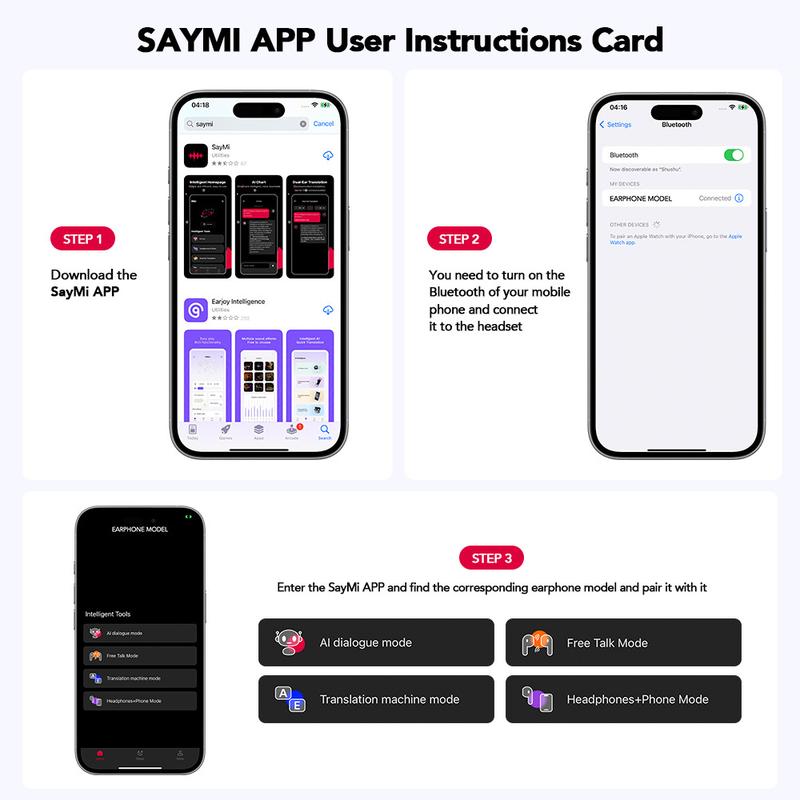 MINISO MS190 Translation Earbuds, Supports Real-Time Translation in 134 Languages With APP, Bluetooth 6.0 Earphones, Audio Wireless Earbuds for Music & Phone Calls, IPX5 Waterproof Sports Electronic Headphones with Long Endurance