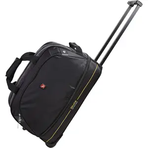 Small Rolling Duffle Bag with Wheels Travel 22 inch Carry On Luggage Tote Unisex-Adult Short Term Trips Expandable 50L to 60L