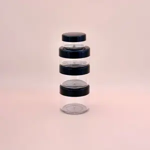 Mini Plastic Cosmetic Jars