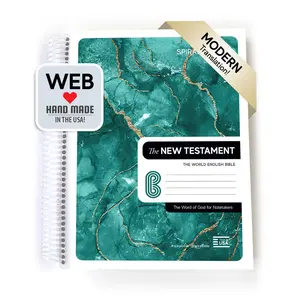 Spiral Bible™ - WEB - New Testament - Green Marble