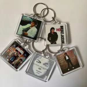 Michael Jackson Album Keychains