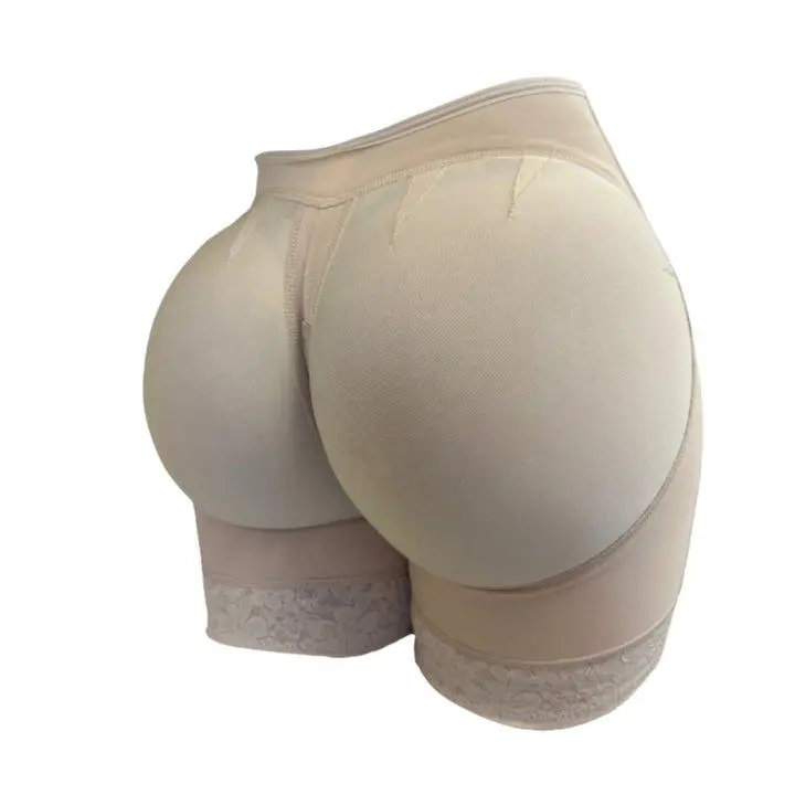 BBL Effect Faja Shorts - Low Back Wireless with Boning & Hooks for Glute Lift Support Under Dresses & Jeans TikTok Viral