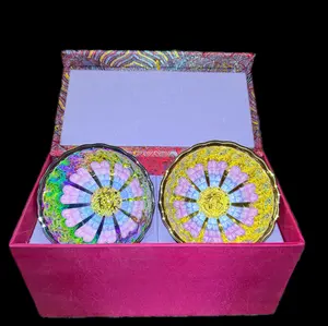 Jianzhan Chinese Handmade Tea Cup Set of Two with Fu Character Symbolizing Good Fortune and Prosperity Ideal for Gifting and Tea Enthusiasts