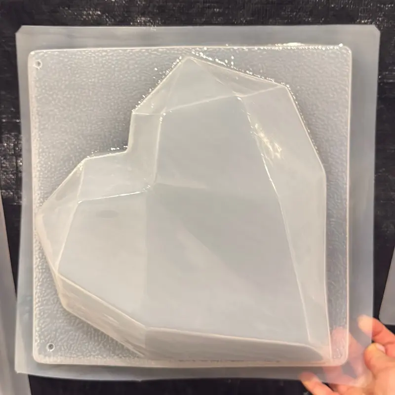 Heart mold, molde para gelatina