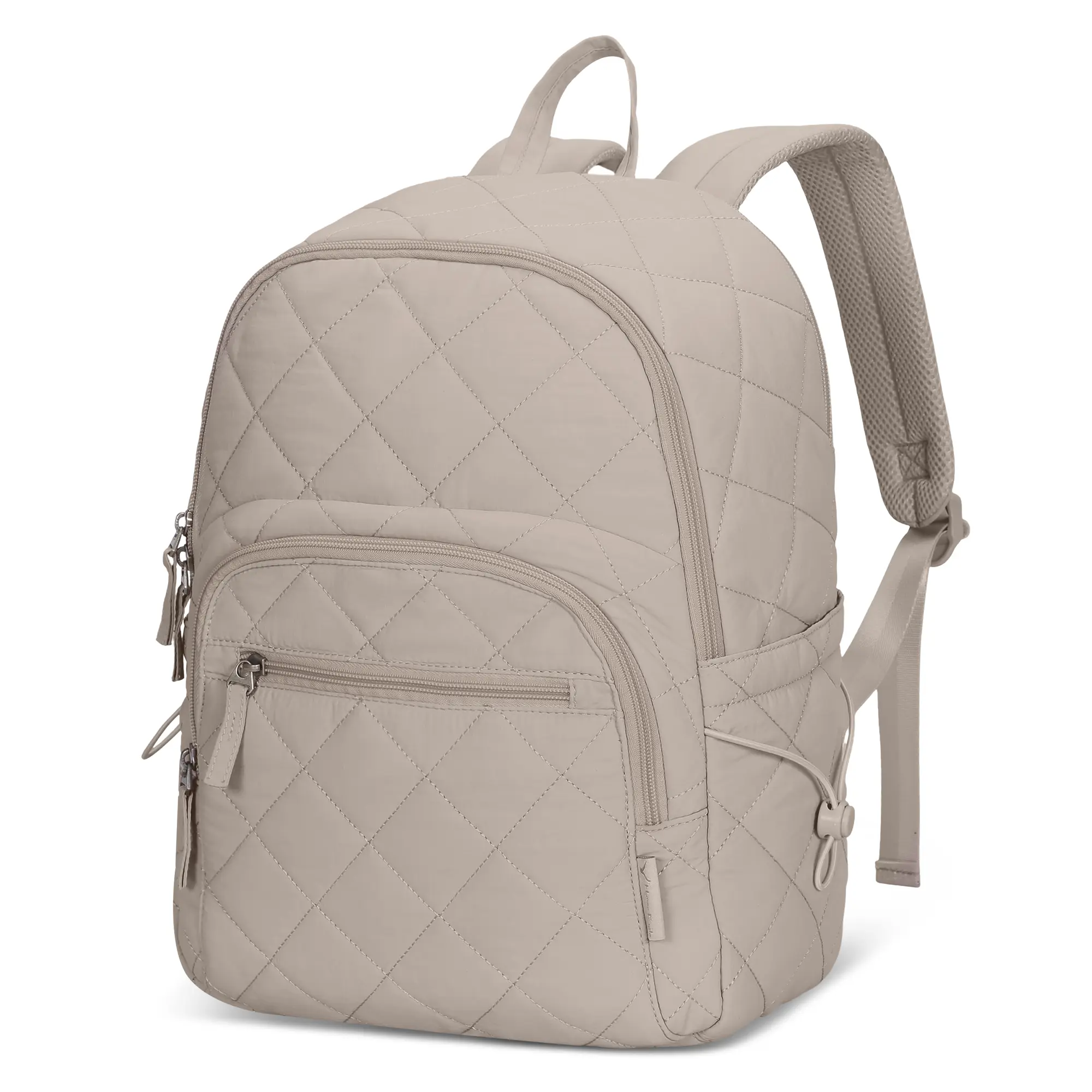 HYNES EAGLE Unisex 20L Nylon Dual Shoulder Laptop Backpack - Waterproof, Diamond Quilt, Lightweight, Zip Closure, Casual College Student Travel Backpack, Waterproof Backpack, Dual Shoulder Backpack