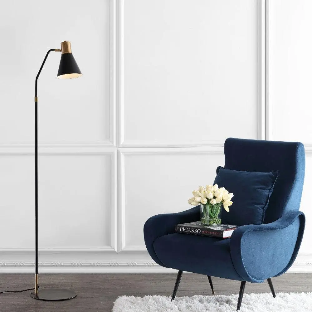 JONATHAN Y Apollo Modern Metal LED Task Floor Lamp; for Living Room, Bedroom, Kitchen, Office