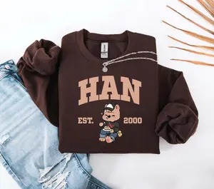 Han Est.2000 Sweatshirt, Cute Stay Member Hoodie, Kpop Stans Crewneck, Fan Merchandise, Boy Group Unisex Tops Trendy Wear
