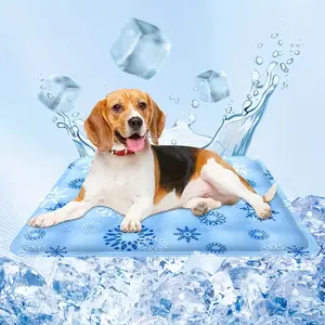 Summer Pet Cooling Mat | Snowflake Self-Cooling Ice Pad for Dogs & Cats | Non-Toxic & Leak-Proof