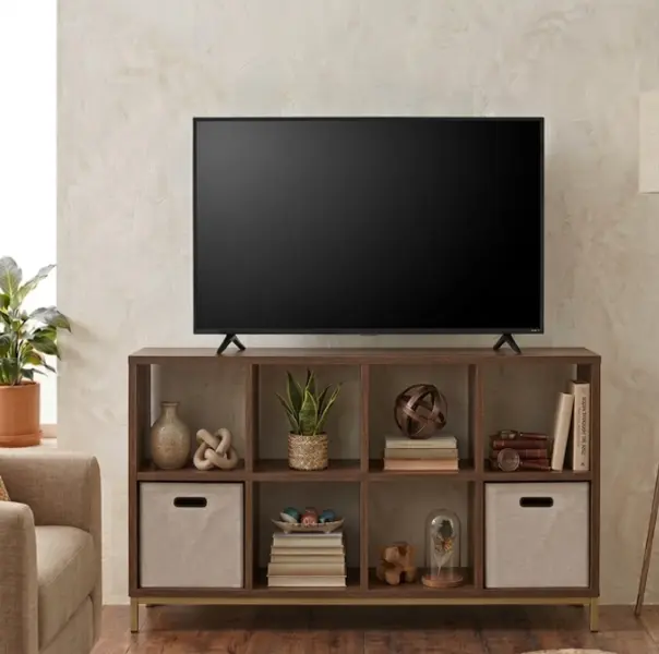Better Homes & Gardens 8-Cube Organizer Bookcase with Metal Base