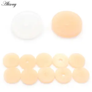 10pcs Silicone Fixed O-Ring Piercing Healing Discs Soft Flat Spacer Washer Anti Hyperplasia Anti-sagging for Nose Ear Cartilage