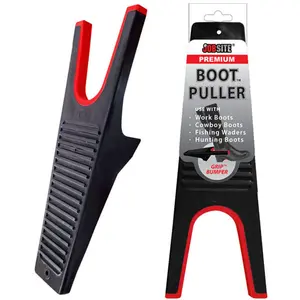 Manakey Group  Boot Puller Premium & Red Grip Inlay Bumper, Shoe, Footwear