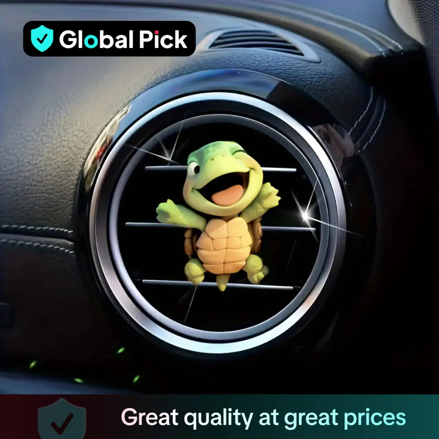 Cute Turtle Design Car Air Freshener, Car Air Outlet Decoration, Car Interior Decoration Accessories for Car, SUV, Truck