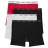 Hanes Originals Women's Mid-thigh Boxer Brief Underwear Breathable Cotton Stretch 4-pack Multi Pack Comfortable Fit Soft Fabric Ocmtas